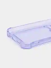 Лавандовый чехол для iPhone 11, 12, 13, 14, 14 Pro, Plus, Pro Max, прозрачный, с карманом для карт