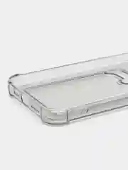 Черный чехол для iPhone 11, 12, 13, 14, 14 Pro, Plus, Pro Max, прозрачный, с карманом для карт