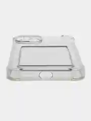 Черный чехол для iPhone 11, 12, 13, 14, 14 Pro, Plus, Pro Max, прозрачный, с карманом для карт