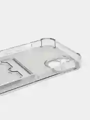 Черный чехол для iPhone 11, 12, 13, 14, 14 Pro, Plus, Pro Max, прозрачный, с карманом для карт