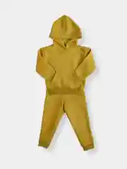 Желтый костюм спортивный детский утепленный