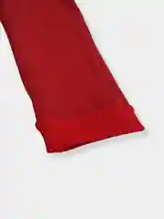 Красный костюм спортивный детский утепленный на молнии