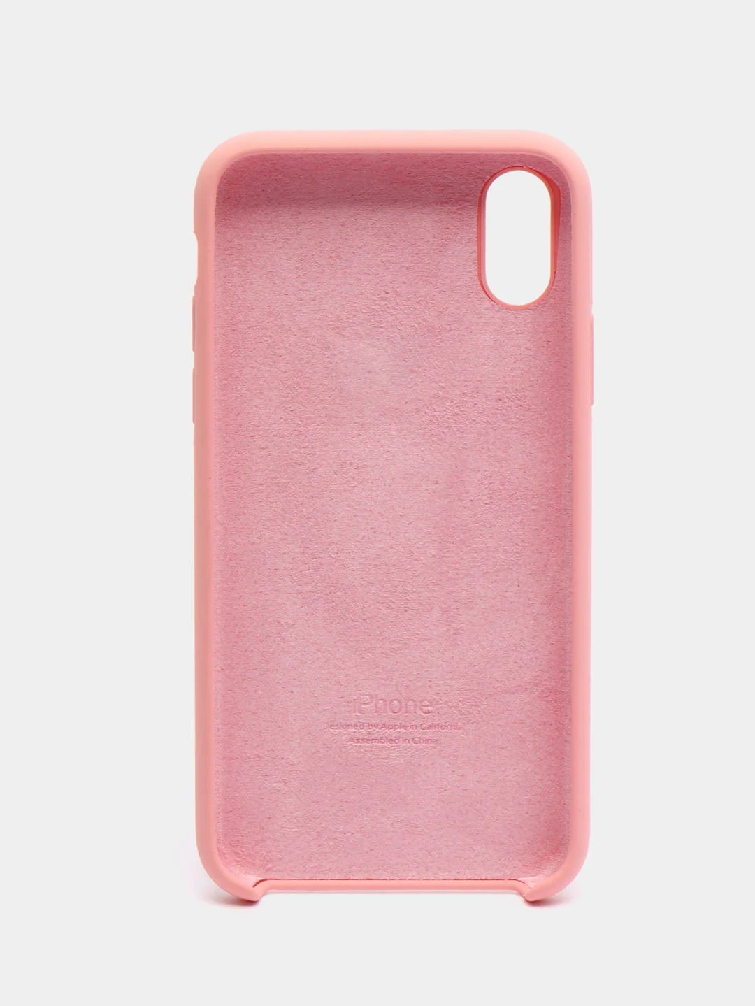 Кораллово-розовый чехол для iPhone 11/ 12/ 13/ 14/ XR/ 8/ 7/ SE/ X/ XS/ Pro/ Max/ Plus, силиконовый