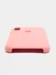 Кораллово-розовый чехол для iPhone 11/ 12/ 13/ 14/ XR/ 8/ 7/ SE/ X/ XS/ Pro/ Max/ Plus, силиконовый