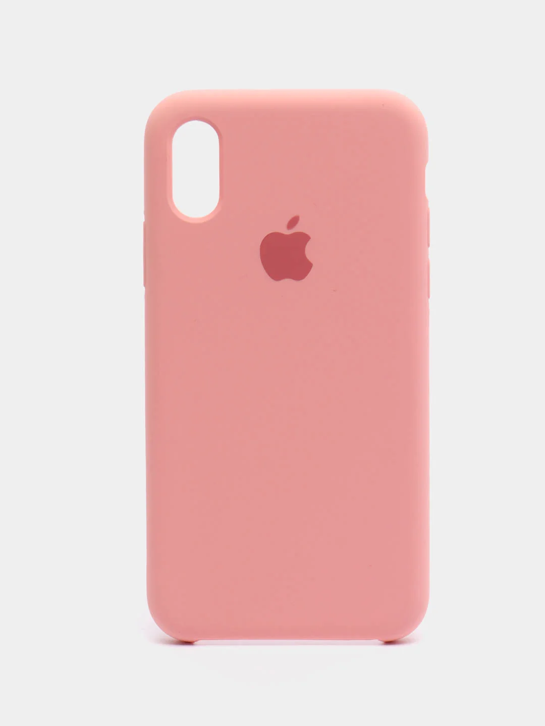 Кораллово-розовый чехол для iPhone 11/ 12/ 13/ 14/ XR/ 8/ 7/ SE/ X/ XS/ Pro/ Max/ Plus, силиконовый