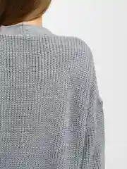 Серый кардиган женский oversize