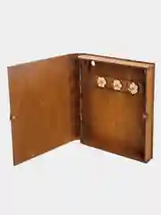 Карамельный ключница настенная, вешалка для ключей