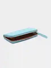 Голубой кошелек женский