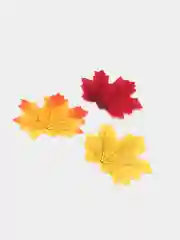Алый искусственные листья, кленовые