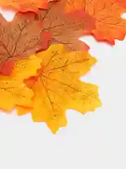 Алый искусственные листья, кленовые