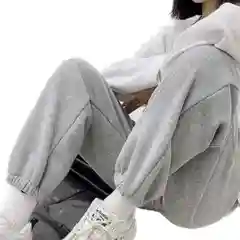 Серый женские спортивные штаны