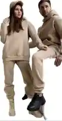 Бежевый спортивный костюм женский на флисе