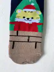 Алый детские Новогоние носки