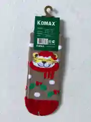 Алый детские Новогоние носки