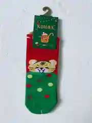 Алый детские Новогоние носки