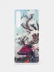 Небесно-голубой чехол Xiaomi Mi 9 SE / Mi 9SE, Сяоми Ми 9 СЕ / Ми 9СЕ, силиконовый с рисунком