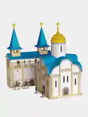 Конструктор из деревянной соломки Lori "Гардарика. Соборный комплекс"