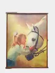 Песочный хаки ключница настенная, Большая книга