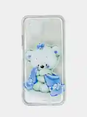Ледяной чехол Huawei P40 Lite, Хуавей П40 Лайт прозрачный силиконовый с рисунком