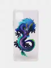 Индиго чехол Huawei P40 Lite, Хуавей П40 Лайт прозрачный силиконовый с рисунком