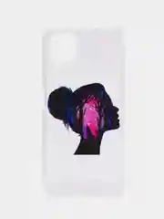 Фуксия чехол Huawei P40 Lite, Хуавей П40 Лайт прозрачный силиконовый с рисунком