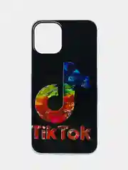 Черный чехол Apple iPhone 12 Mini (5.4) силиконовый с рисунком