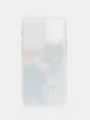 Белый чехол Apple iPhone 12 Mini (5.4) силиконовый с рисунком