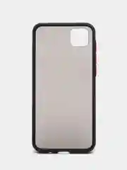Угольный huawei Y5p / Honor 9S, Хуавей У5п / Хонор 9С чехол пластиковый с цветными кнопками