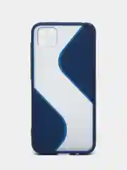 Индиго huawei Y5p / Honor 9S, Хуавей У5п / Хонор 9С чехол пластиковый с цветными кнопками