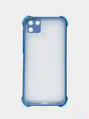 Синий меланж huawei Y5p / Honor 9S, Хуавей У5п / Хонор 9С чехол пластиковый с цветными кнопками