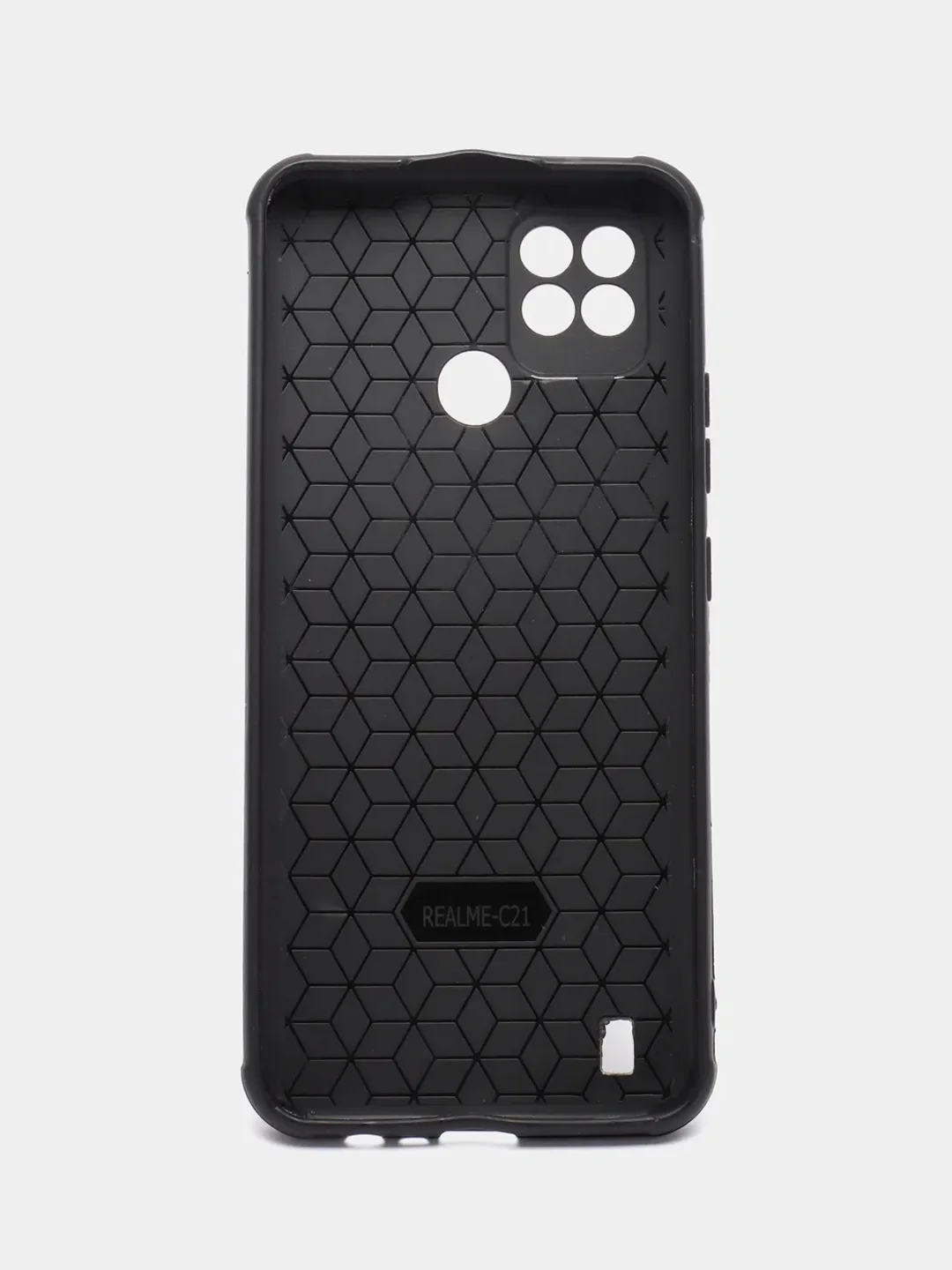 Зеленый чехол Realme C21 реалми С21 силиконовый под кожу