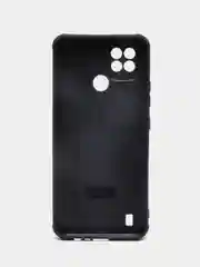 Темно-синий чехол Realme C21 реалми С21 силиконовый под кожу