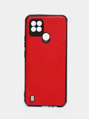 Красный чехол Realme C21 реалми С21 силиконовый под кожу