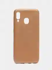 Золотой чехол Samsung Galaxy A20 / A30, Самсунг Галакси А20 / А30 силиконовый матовый металлик