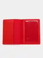 Алый обложка для паспорта