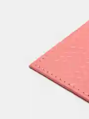 Кораллово-розовый обложка на паспорт, кожаная