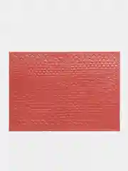 Кораллово-розовый обложка на паспорт, кожаная
