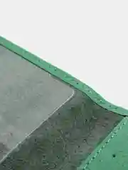 Зеленый обложка для паспорта, кожаная