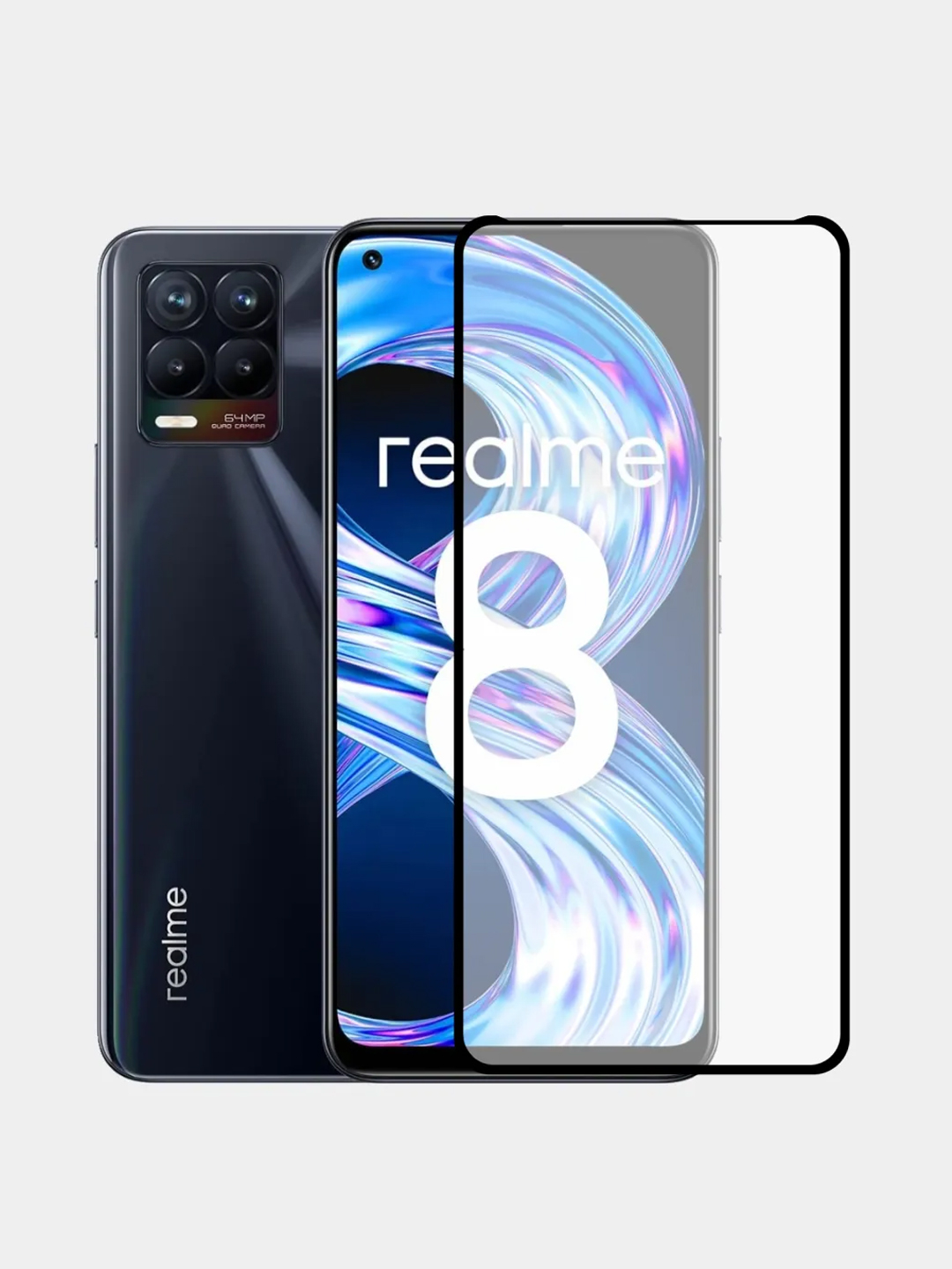 Защитное стекло для Realme 8, 8 Pro купить по цене 99 ₽ в интернет-магазине  Магнит Маркет