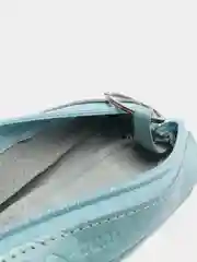 Голубой ключница кожаная