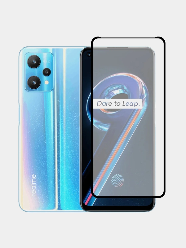 Защитное стекло для Realme 9 Pro, Realme 9i, с черной рамкой