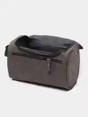 Серый меланж косметичка дорожная