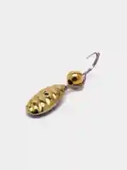 Набор мормышек зимних, с прижимом для мотыля Mustad, 3 штуки, мормышка зимняя