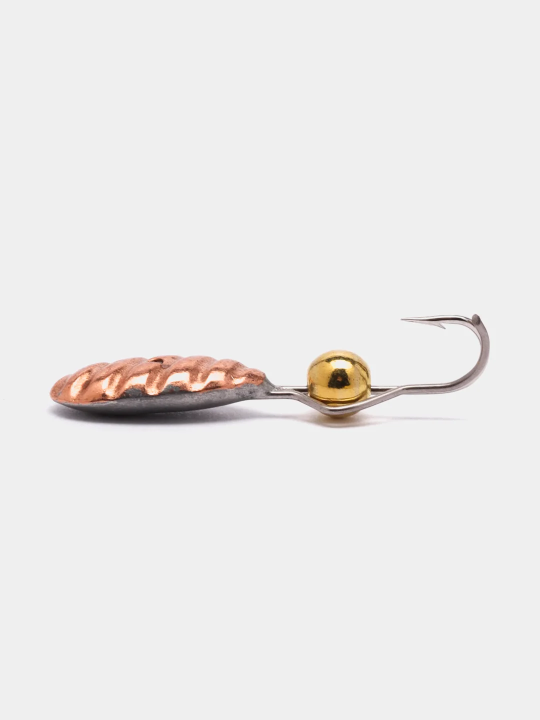 Набор мормышек зимних, с прижимом для мотыля Mustad, 3 штуки, мормышка зимняя