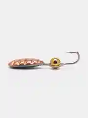 Набор мормышек зимних, с прижимом для мотыля Mustad, 3 штуки, мормышка зимняя
