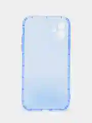 Голубой чехол для iPhone 11, XR, 12, 13, 14, Pro, Max, Plus, 7, 8, SE 2020, неон, с защитой камеры