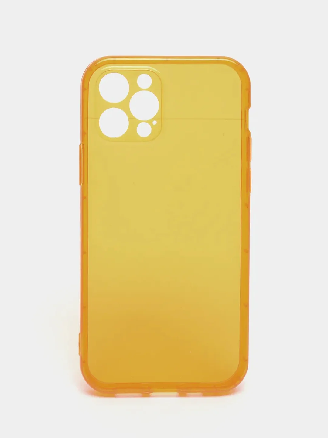 Оранжевый чехол для iPhone 11, XR, 12, 13, 14, Pro, Max, Plus, 7, 8, SE 2020, неон, с защитой камеры