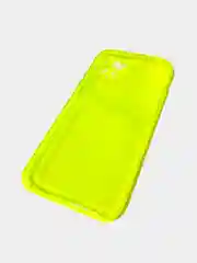 Лимонный чехол для iPhone 11, XR, 12, 13, 14, Pro, Max, Plus, 7, 8, SE 2020, неон, с защитой камеры