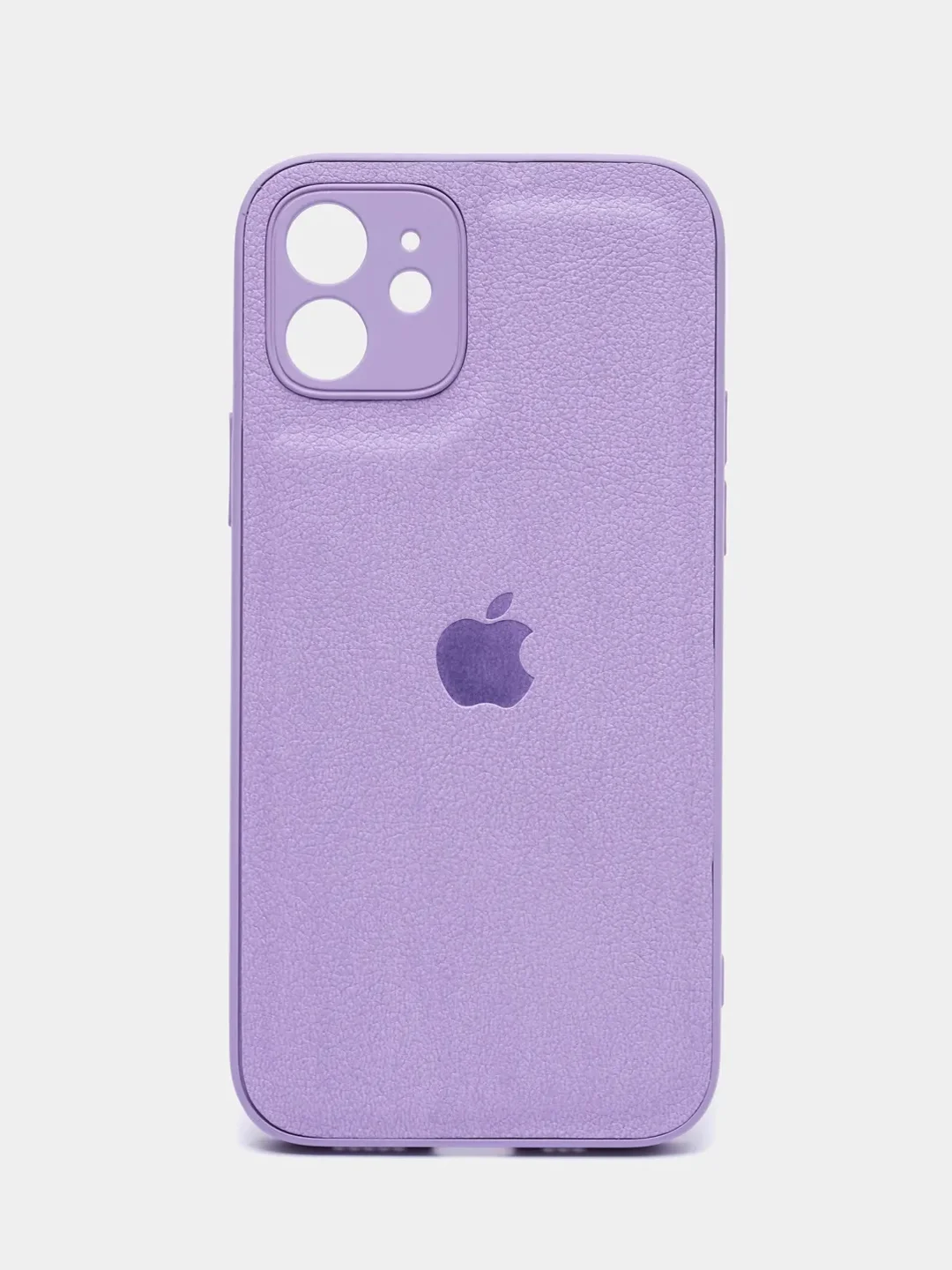 Лавандовый чехол на айфон iPhone 11, 12, 13, 14, 15, XR, Pro, Pro Max. Кожаный
