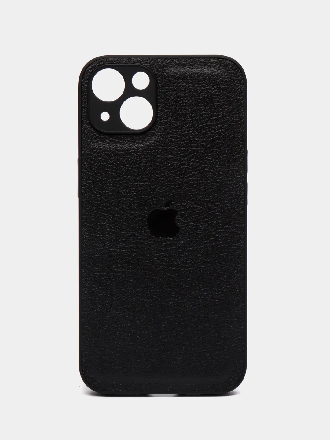 Черный чехол на айфон iPhone 11, 12, 13, 14, 15, XR, Pro, Pro Max. Кожаный